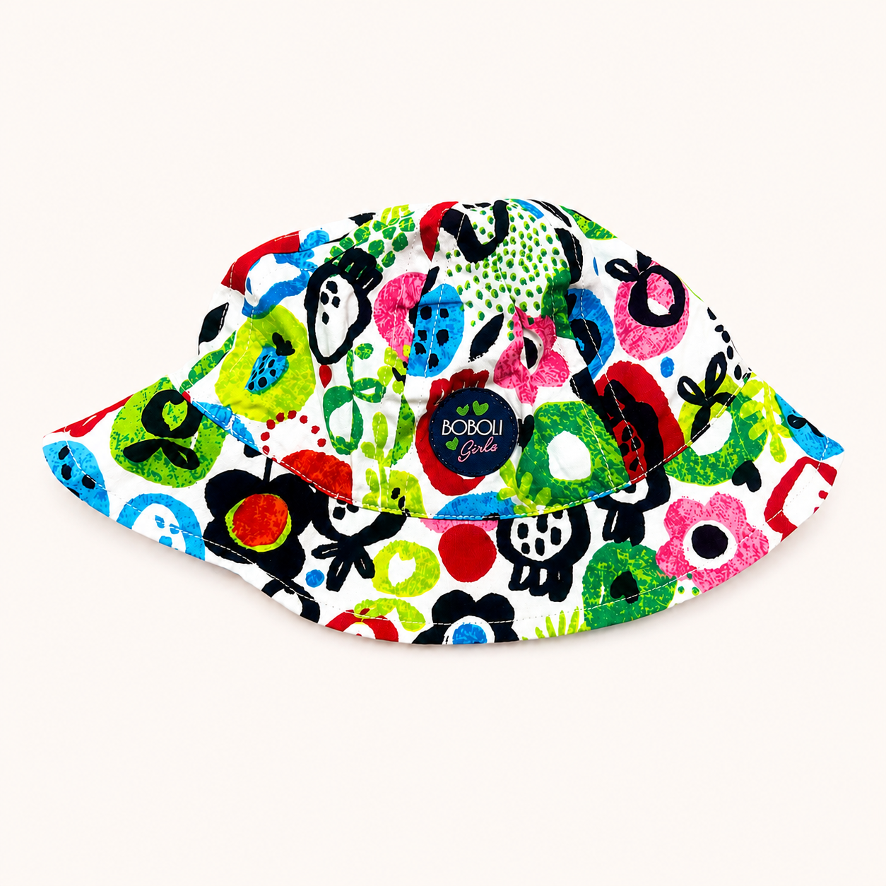 Bob d'Été Enfant Imprimé Fleurs Colorées - Boboli Girls