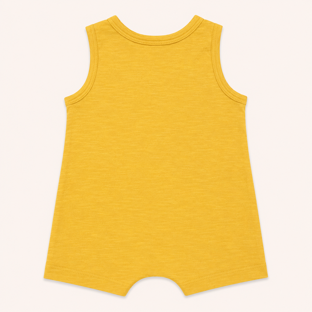 Barboteuse sans manches jaune moutarde - Bébé - Yatsi