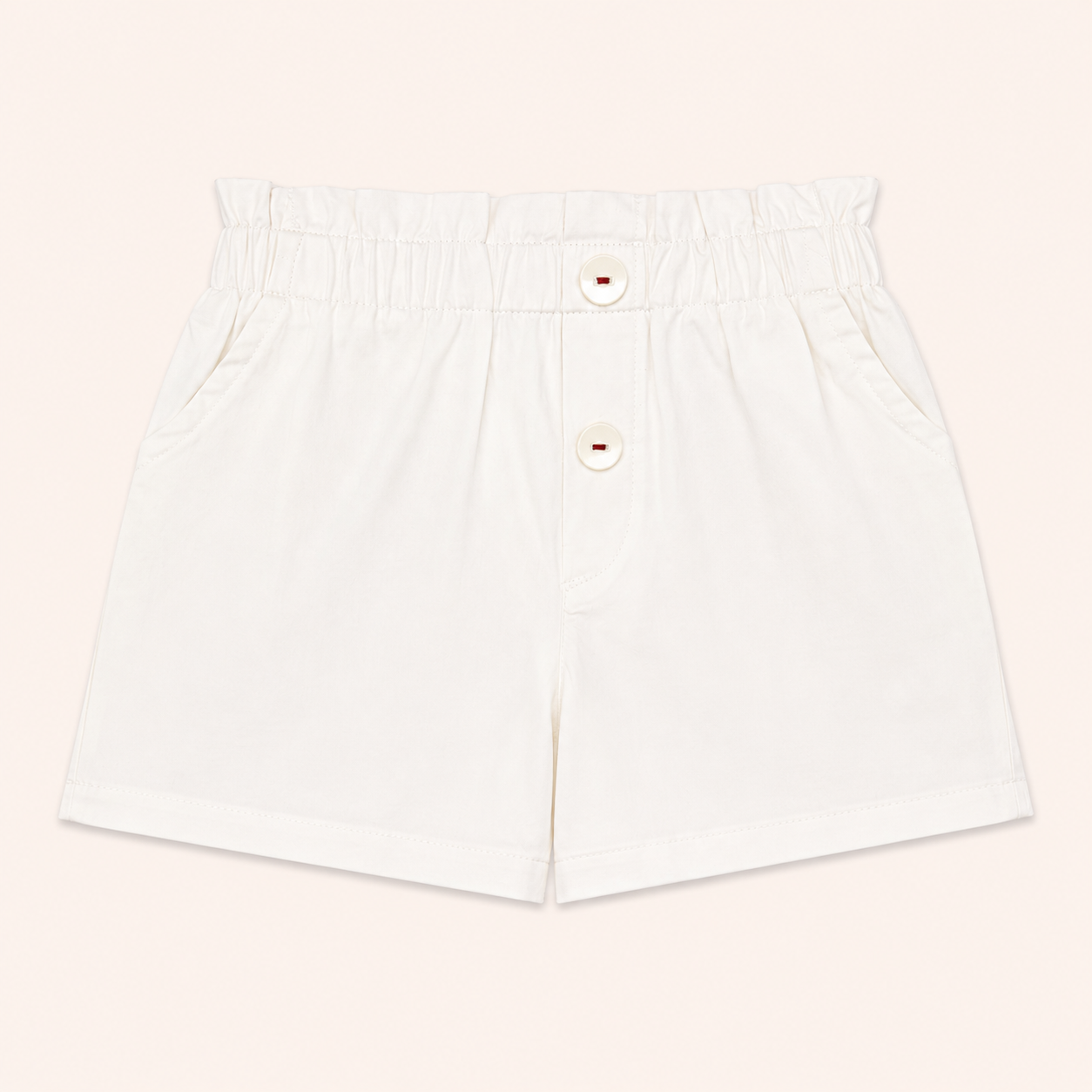 Ensemble t-shirt marinière à paillettes et short blanc - Bébé fille - Canada House