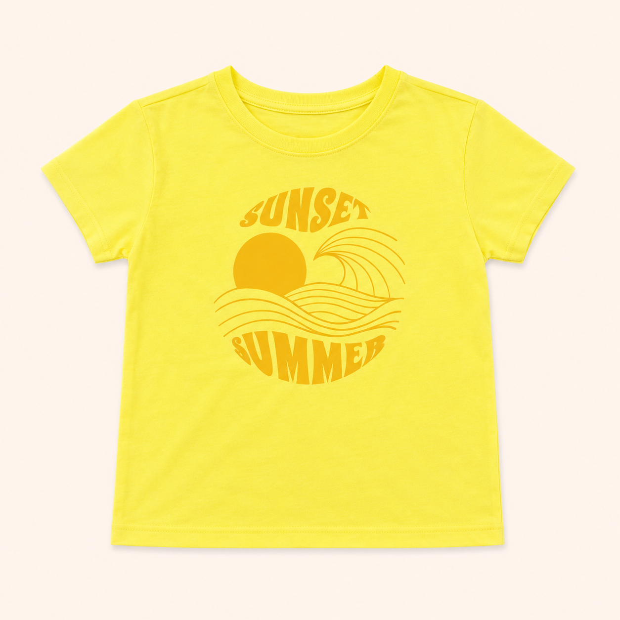 T-shirt imprimé sunset