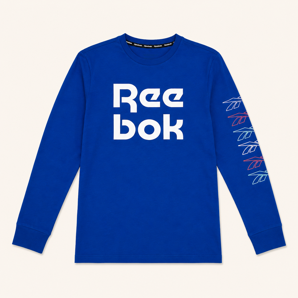 T-shirt Manches Longues Reebok Stacked Logo Enfant