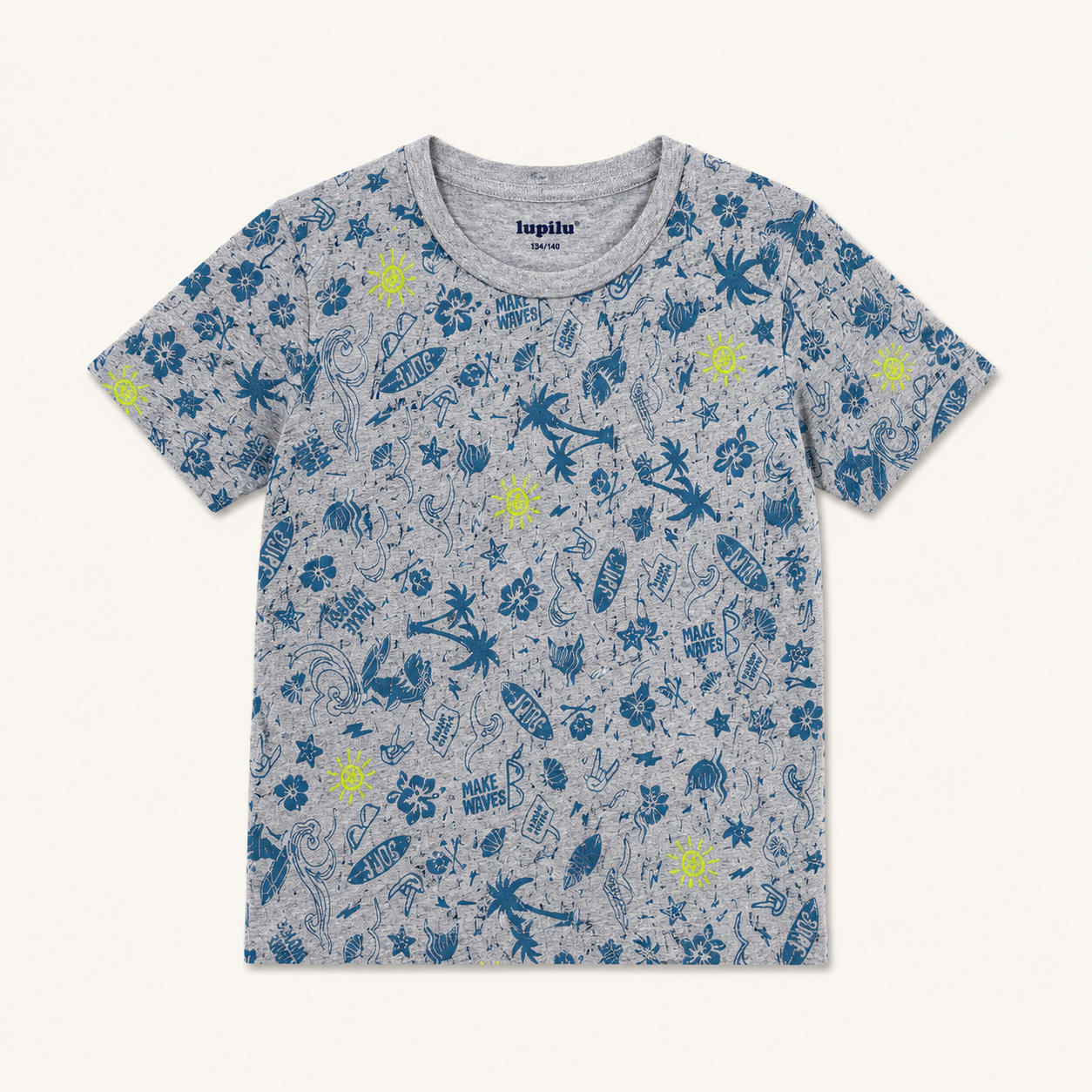 T-shirt Motif Surf & Tropiques