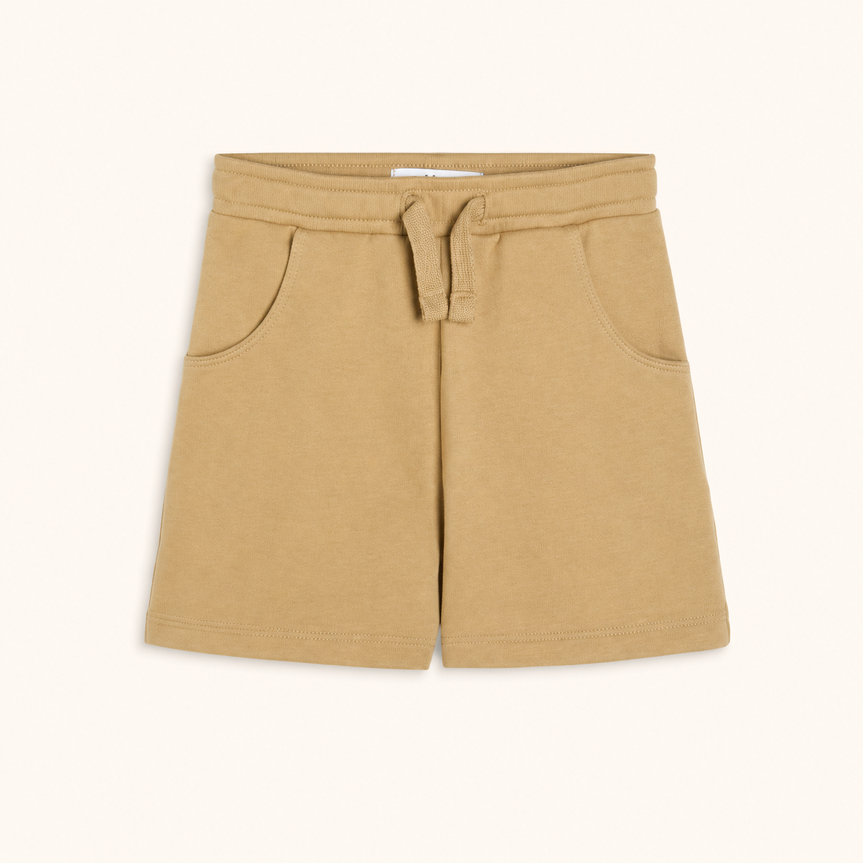 Lot de 2 Shorts en Molleton Bébé Enfant – Beige Kaki et Imprimé Crocodiles