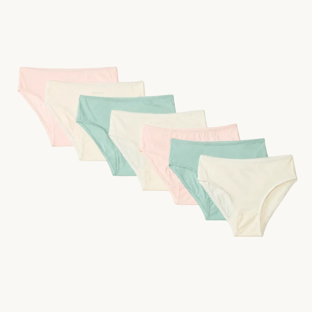 Lot de 7 culottes unies pour fille