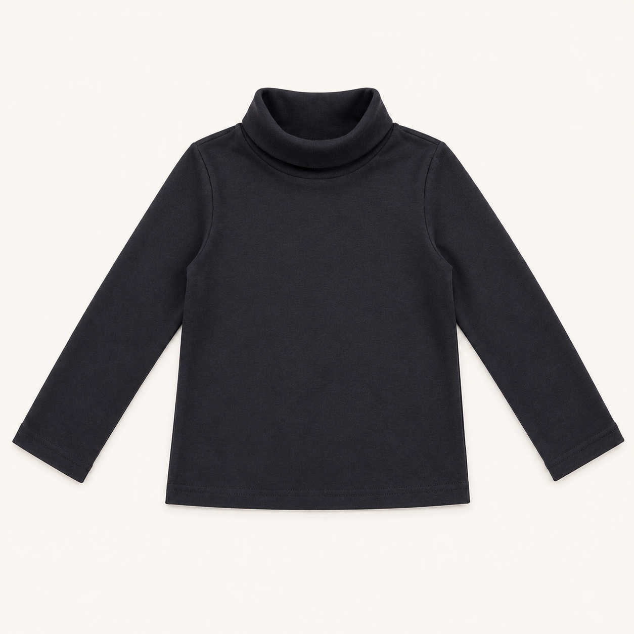 Lot de 2 sous-pulls col roulé jaune moutarde et noir - Enfant