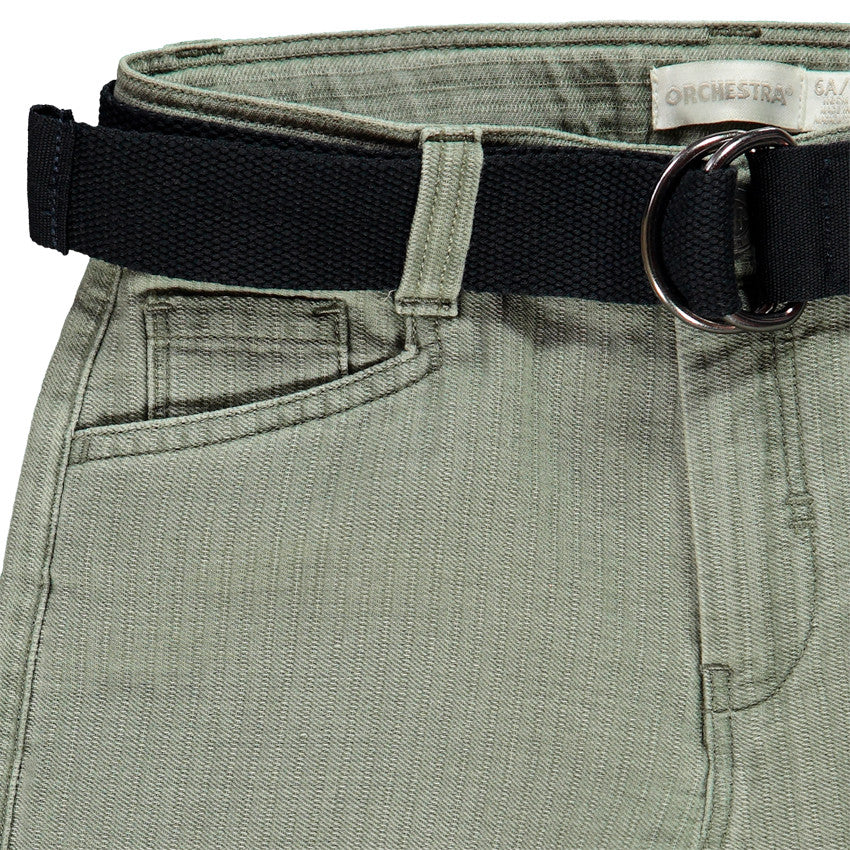 Bermuda à ceinture amovible pour enfant garçon