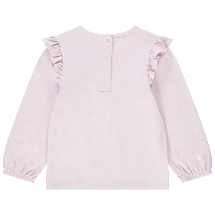 T-shirt Manches Longues Rose Pâle Disney "Marie - Les Aristochats"