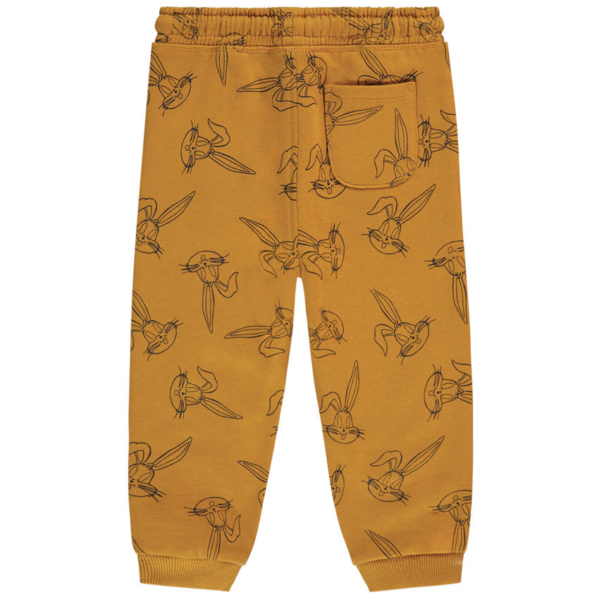 Pantalon de jogging ocre à imprimé Bugs Bunny Looney Tunes – Orchestra