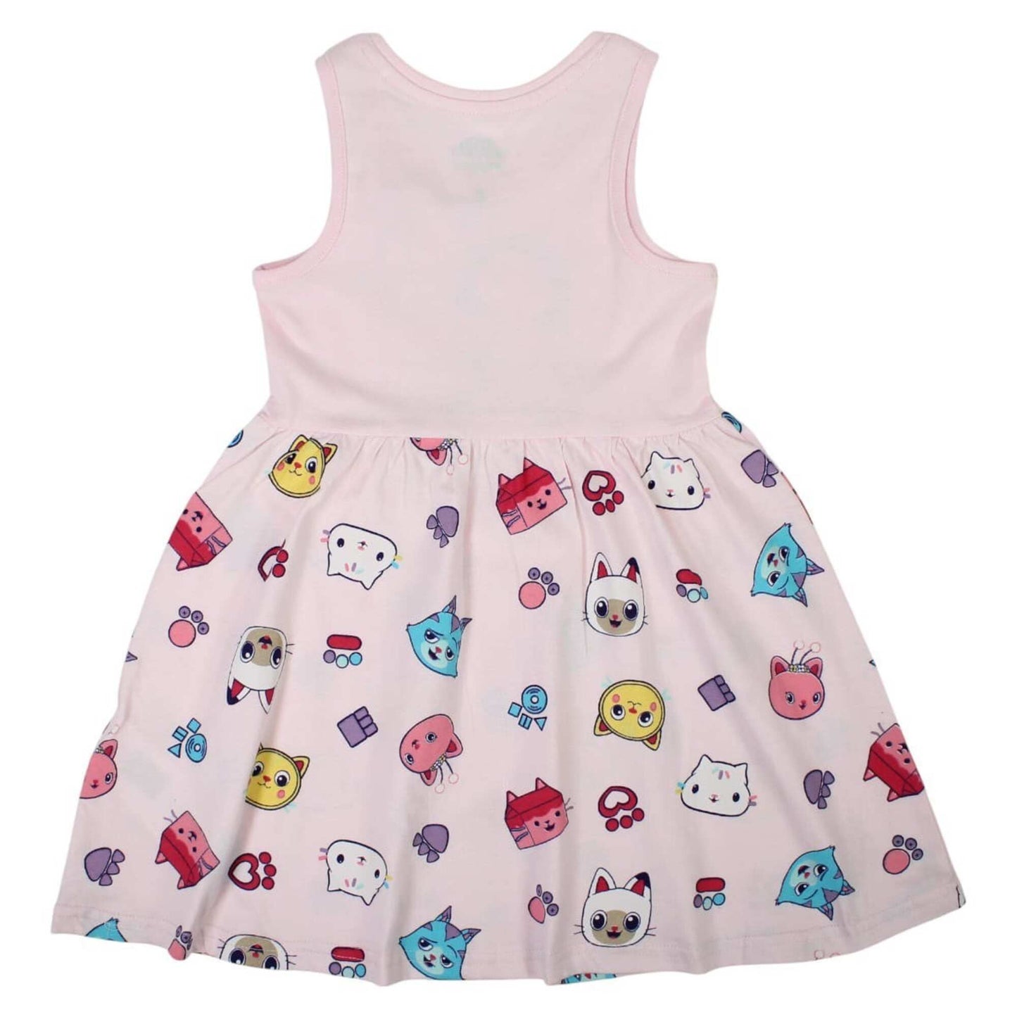 Robe d'été Gabby et la Maison Magique pour fille – Robe sans manches imprimé chats DreamWorks