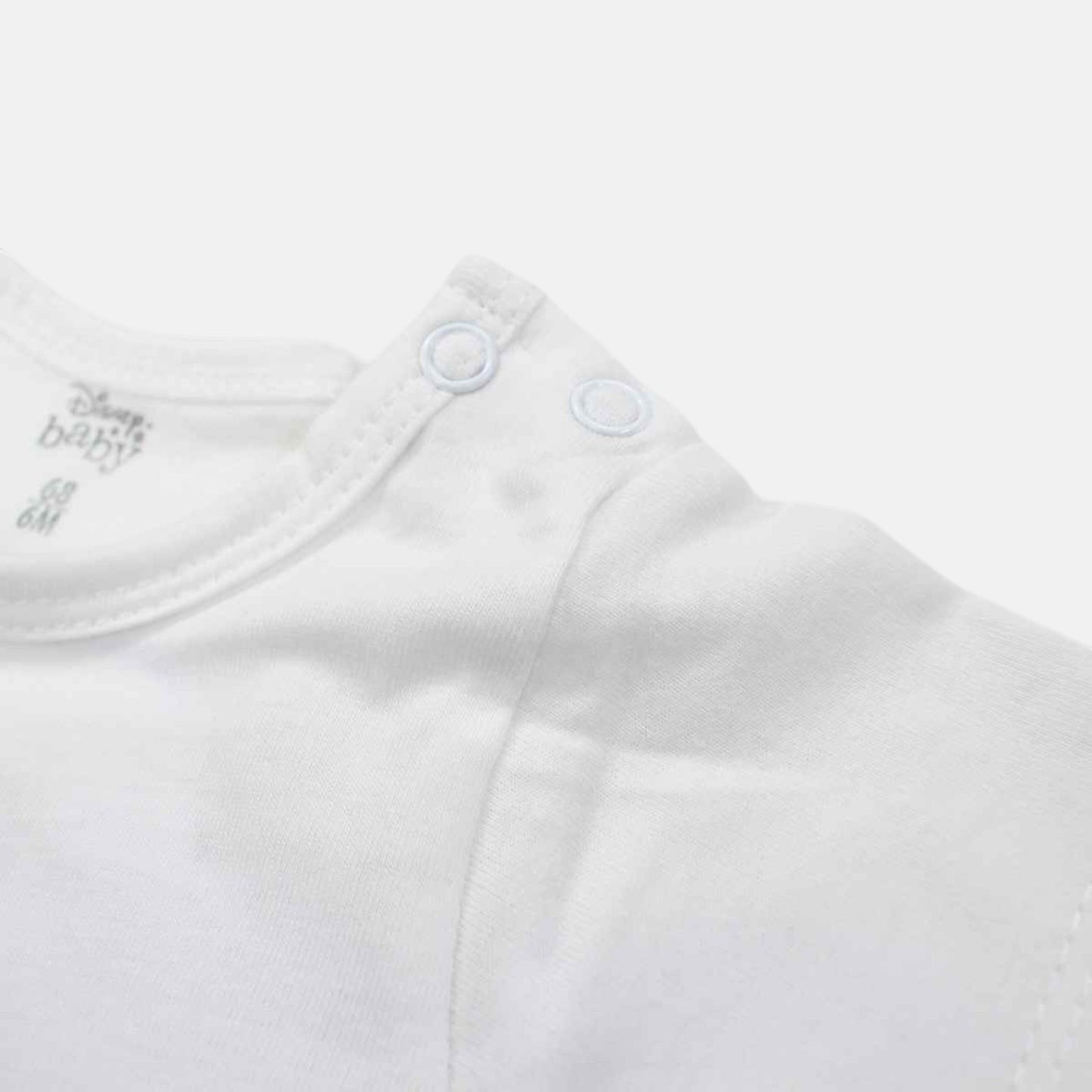 Barboteuse Mickey Mouse pour bébé – Combishort d'été blanc et bleu ou rouge Disney Baby