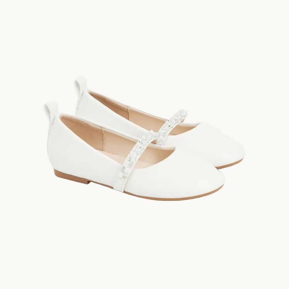 Ballerines Cool Club Fille Blanches Cérémonie