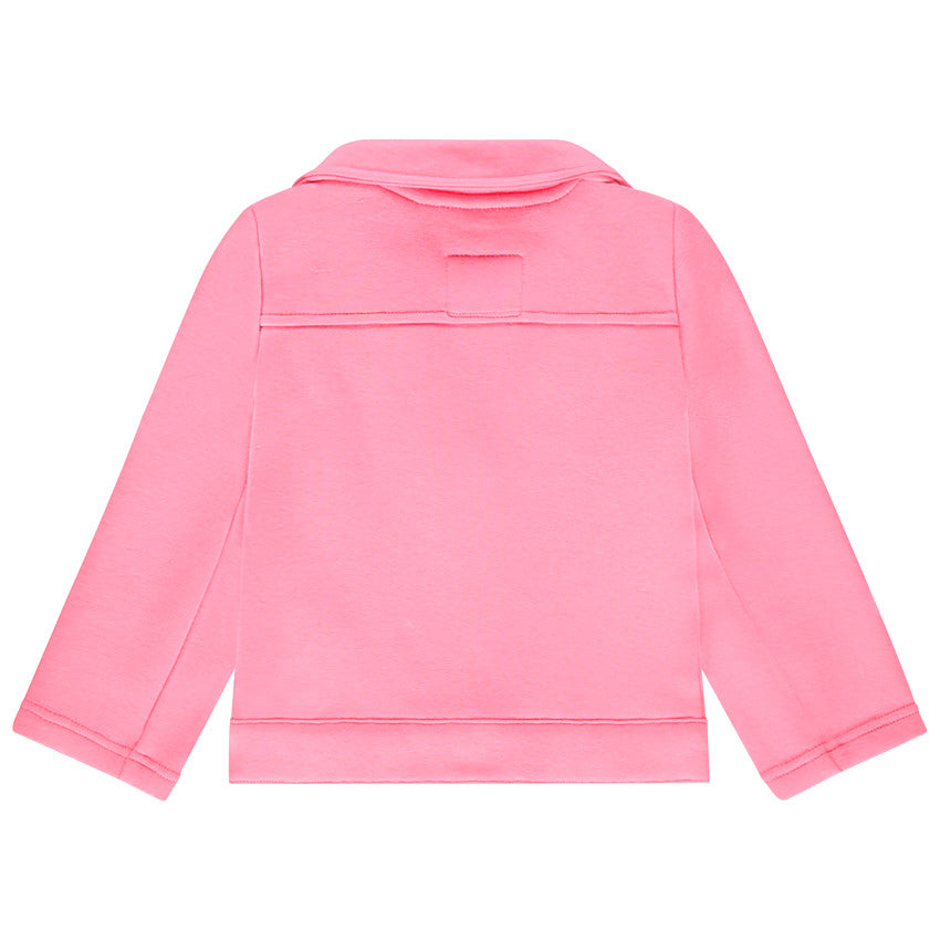 Veste perfecto rose fuchsia en molleton