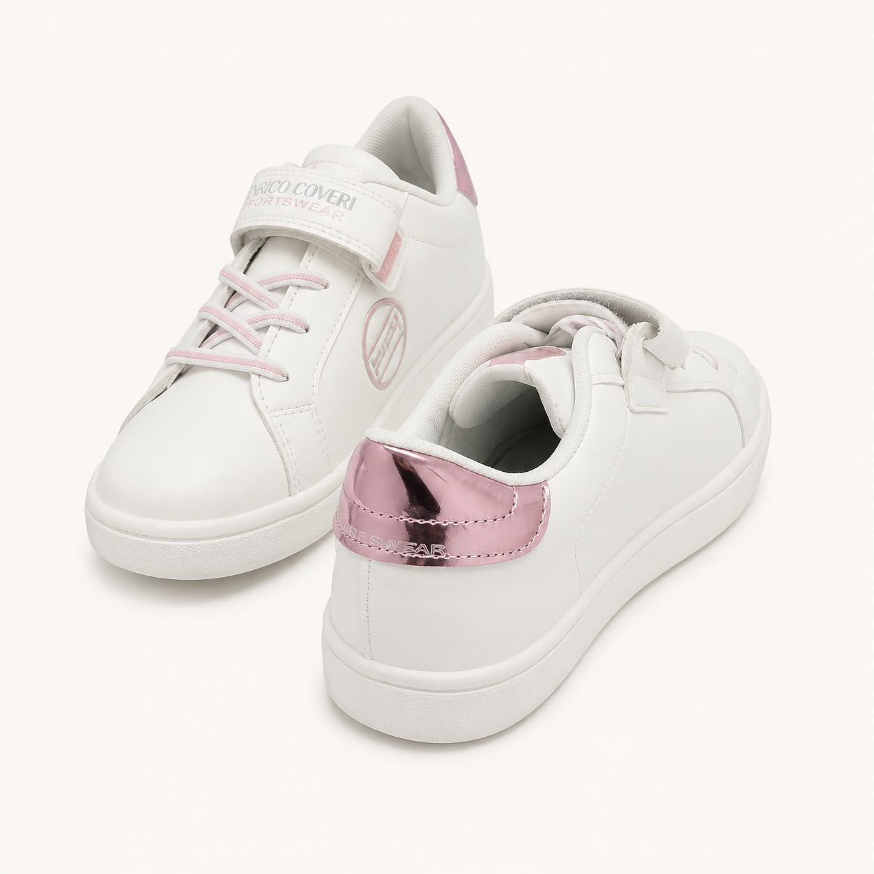 Baskets Fille Blanches Enrico Coveri