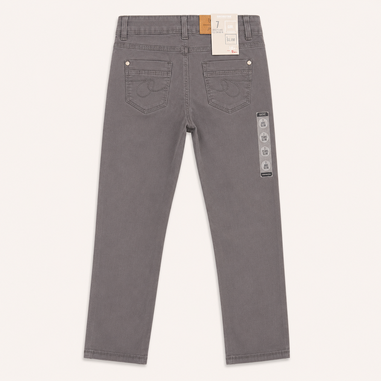 Jean slim gris anthracite délavé – Orchestra