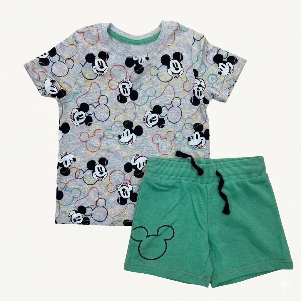 Ensemble t-shirt et short Mickey Mouse Disney