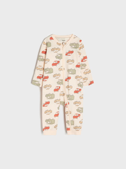 Lot de 2 pyjamas zippés en coton bébé garçon