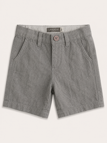 Bermuda gris en toile de coton - Bébé - Canada House