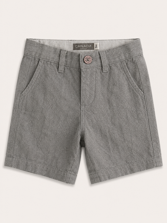 Bermuda gris en toile de coton - Bébé - Canada House