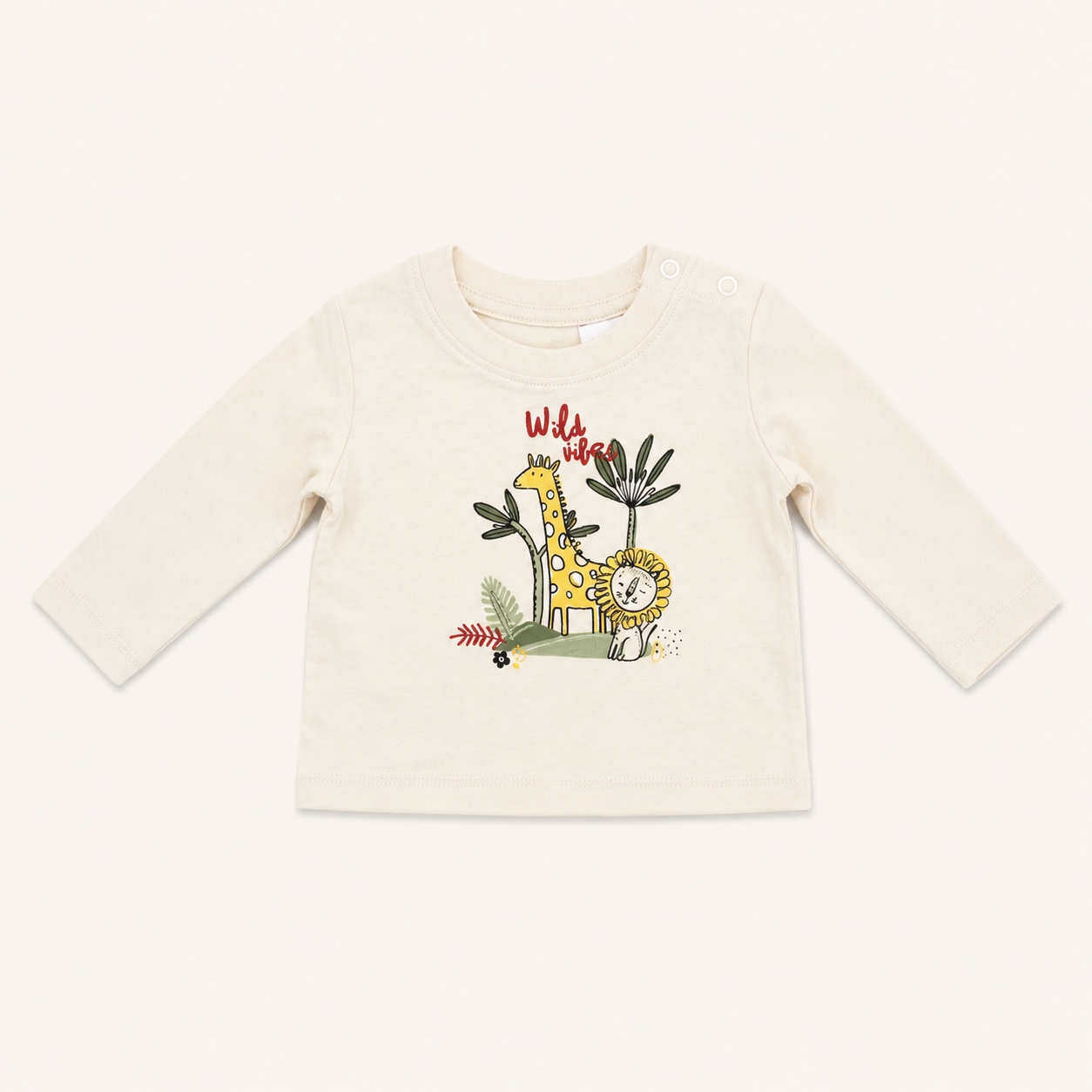 Lot de 2 T-shirts Manches Longues Bébé « Wild Vibes »