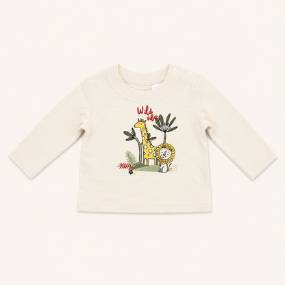 Lot de 2 T-shirts Manches Longues Bébé « Wild Vibes »