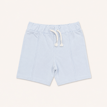 Ensemble d’été bébé garçon - Polo blanc imprimé palmiers & short