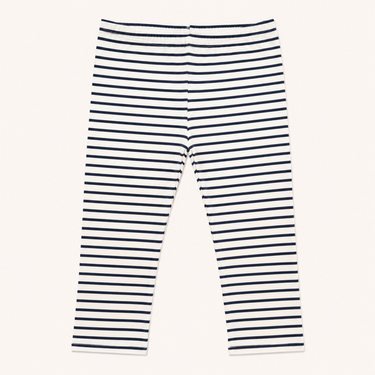 Legging marinière blanc et bleu marine - Fille - Canada House