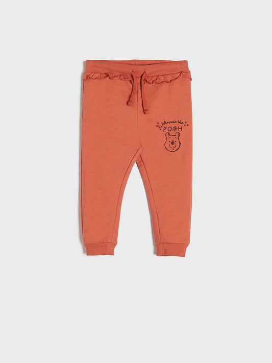 Pantalon Jogger Bébé Winnie l'Ourson Disney – Molleton Terracotta