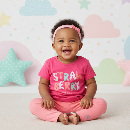 Ensemble fille rose