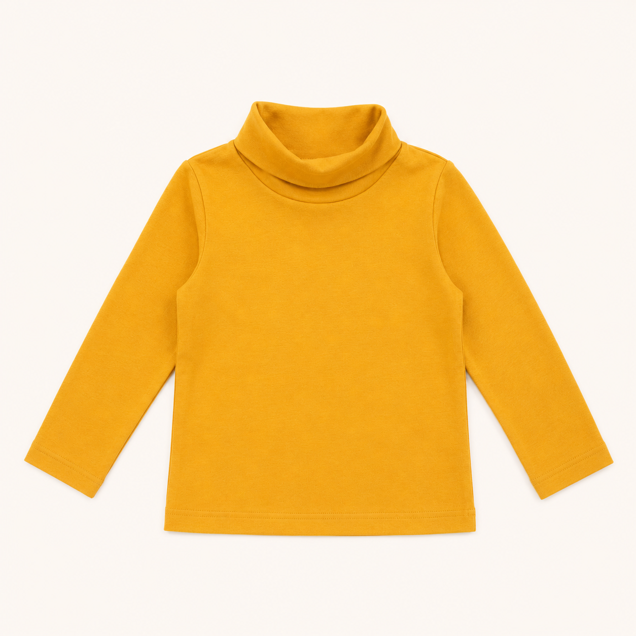 Lot de 2 sous-pulls col roulé jaune moutarde et noir - Enfant