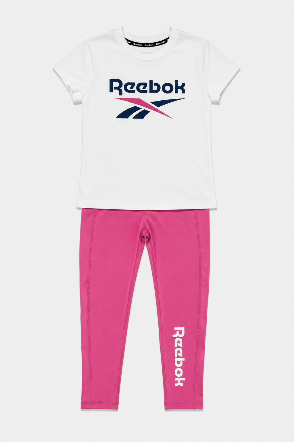 Ensemble Reebok Fille T-shirt et Legging Rose