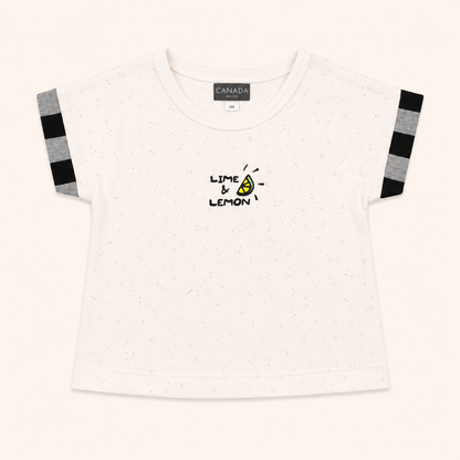 Ensemble short vichy et t-shirt "Lime & Lemon" - Bébé fille - Canada House
