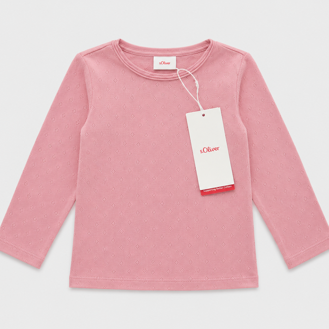 Manches longues rose