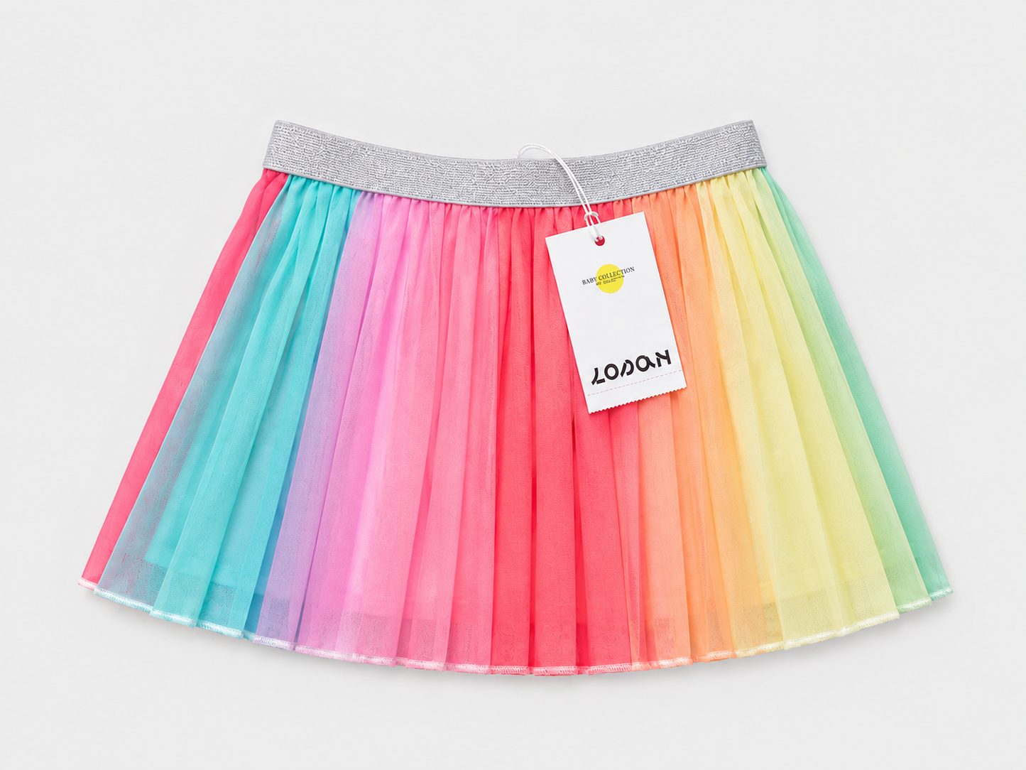 Jupe patineuse multicolore