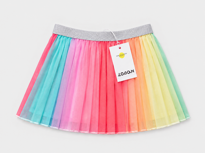 Jupe patineuse multicolore