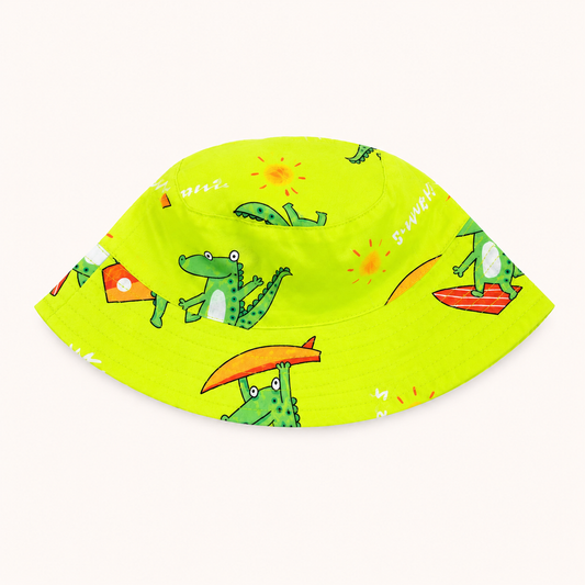 Bob Enfant Jaune Fluo Crocodile Surfeur - Losan