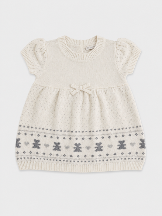 Robe en tricot pour bébé