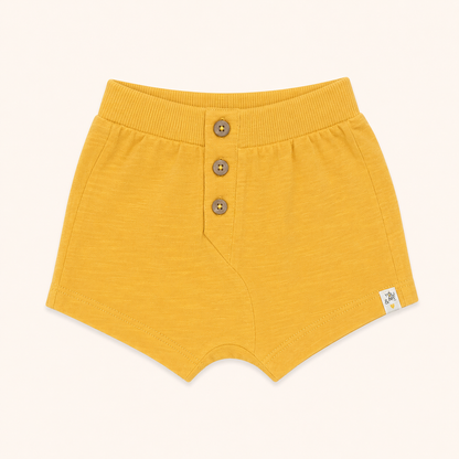 Ensemble blouse vichy et short jaune moutarde - Bébé - Canada House