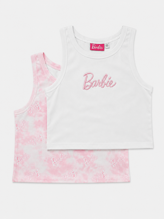 Lot de 2 débardeurs Barbie