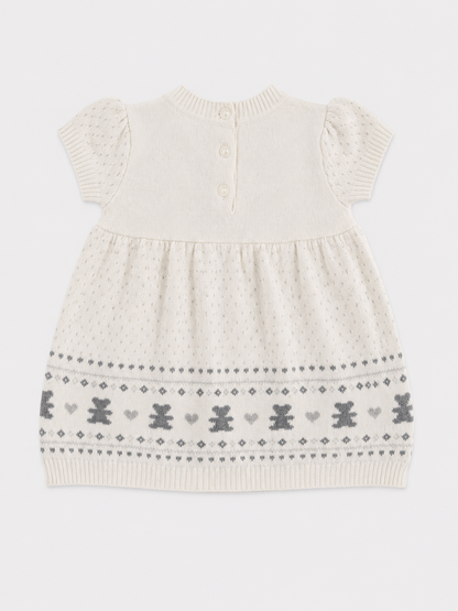 Robe en tricot pour bébé