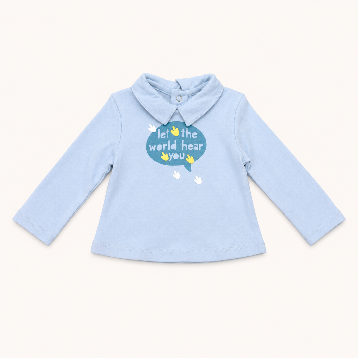 Ensemble 3 pièces Boboli bleu - Thème Dinosaures