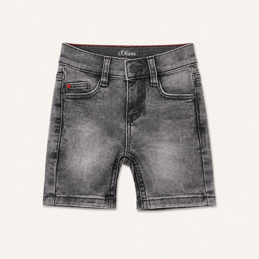 Short en jean délavé gris s.Oliver avec taille ajustable