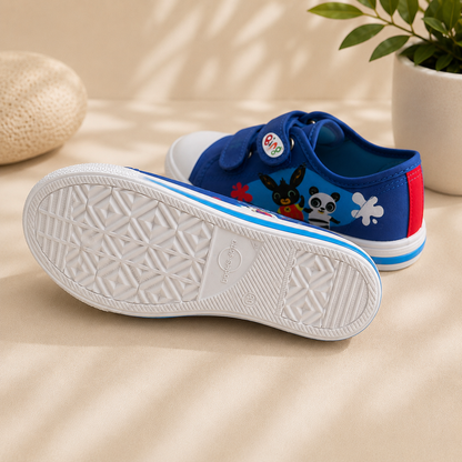 Baskets Enfant Bing à Scratch – Bleu