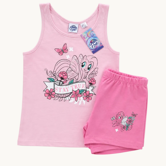 Pyjama rose imprimé