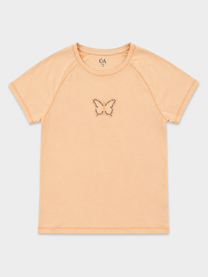 Lot de 2 t-shirts papillon