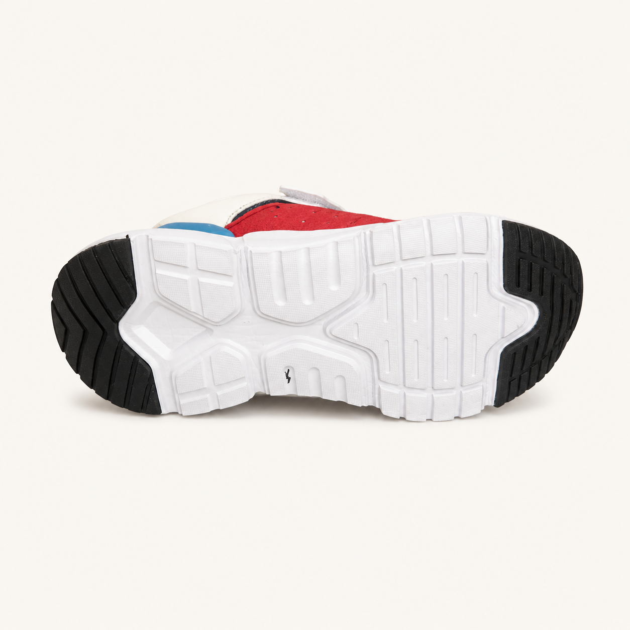 Baskets LEGEA à Scratch – Blanc, Noir et Rouge