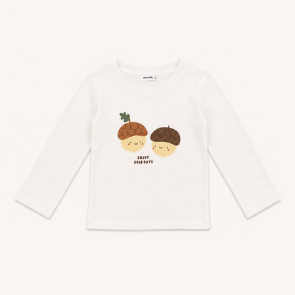 Lot de 2 T-shirts Manches Longues Enfant « Enjoy Cold Days »