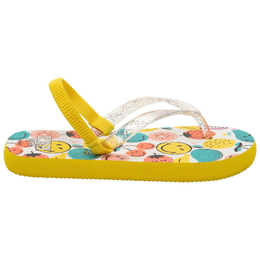 Tongs à bride pailletée print SmileyWorld