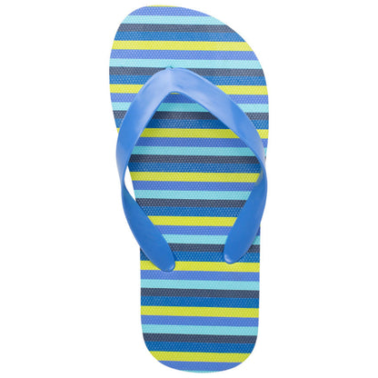 Tongs à rayures multicolores pour garçon avec lanière selon l'âge