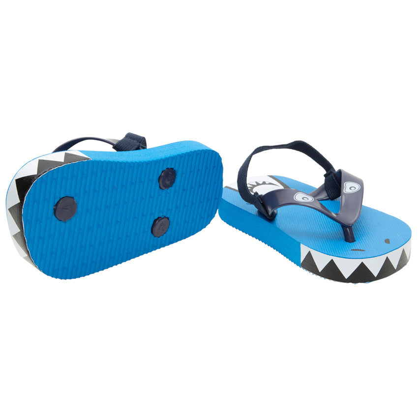 Tongs print requin pour bébé garçon