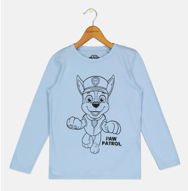 T-shirt pat patrouille manches longues